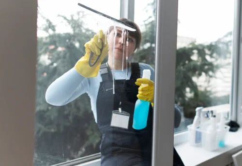 Nettoyage de vitres intérieures et extérieures à Corn